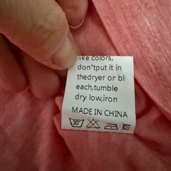 Saukole Women's V-neck Sleeveless Pink Top Tee Rainbow Stripes Pink Size XXL NWT - Picture 15 of 15